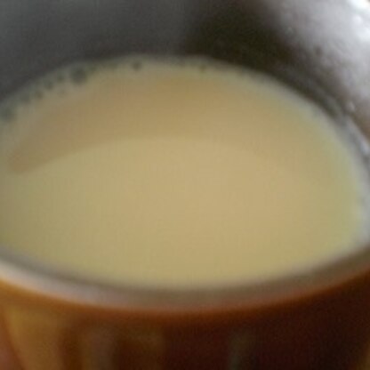 生姜の粉末でしました。豆乳と生姜粉は常備してるので紅茶はもらったのがありそれで作り心癒されました＾＾ｖ。